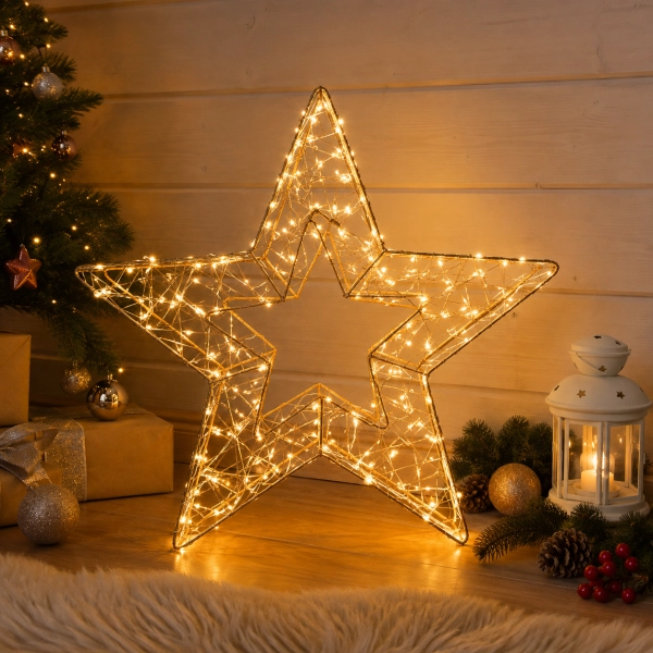 GWIAZDA LED 38CM